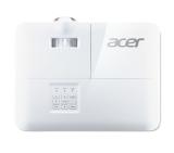 Acer Projector S1286H, DLP, Short Throw, XGA (1024x768), 3500 ANSI Lumens, 20000:1, 3D, HDMI 1.4, VGA, RCA, Audio in, Audio out, VGA out, DC Out (5V/1A, USB-A), Speaker 16W, Bluelight Shield, 3.1kg, 3Y, White