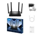 Cudy WR5000 BE5000 2.5G Dual Band Wi-Fi 7 Router, 802.11be/ax/ac/a/b/g/n, 4324Mbps at 5GHz + 688Mbps at 2.4GHz, 1 x 2.5Gbps WAN Port, 4 x 10/100/1000Mbps Ports, 4 x 5dBi fixed antennas