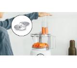 Bosch MCM3230W, Compact food processor MultiTalent 3; White; 800 W, Switch settings: 2-stage; Bowl capacity: 2.30 l, Liquidiser with safety lid and capacity: 1 l; Mix bowl-max flour+ingredients: 0.80 kg, Mixing bowl-max. dry mixture 0.5 kg; No. of includ