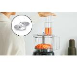 Bosch MCM3231B, Compact food processor MultiTalent 3; Black; 800 W, Switch settings: 2-stage; Bowl capacity: 2.30 l, Liquidiser with safety lid and capacity: 1 l; Mix bowl-max flour+ingredients: 0.80 kg, Mixing bowl-max. dry mixture 0.5 kg; No. of includ