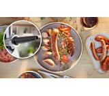Bosch MFWS421W, SER4, Food mincer, Main color: white, Output per minute: 2,5 kg, Reverse: yes, Power: 500W, Blocking power: 1.900W, Accessories included: 1 x filling aid, 1 x filling tray, 1 x pusher, 1 x sausage attachment, 1 x double-sided stainless st