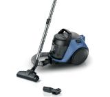 Bosch BGC05LBU2, SER2, Bagless vacuum cleaner Cleann’n, blue/black, 700W, 1 Furniture brush and crevice nozzle, 76 db(A), 1,5 l, EPA 12 wahsable 99.9%