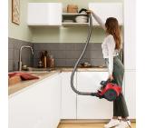 Bosch BGC05RD2H, SER2, Bagless vacuum cleaner Cleann’n, red/black, 700W, 2 nuzzles, Variable suction control, 76 db(A), 1,5 l, EPA 12 wahsable 99.9%