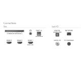Philips 43PQS8501/12, 43'' 4K UHD QLED (3840x2160), DVB-T/T2/T2-HD/C/S/S2, 60Hz, 3 sided Ambilight, Pixel Precise UHD, HDR10+, HLG, Dolby Atmos, Titan OS , VRR,  3*HDMI, 2*USB, WiFi 5, BT 5.4, AirPlay, 20W RMS, Black